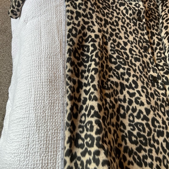 Leopard print faux fur swing coat by Lane Bryant, Size 18 - Picture 5 of 9